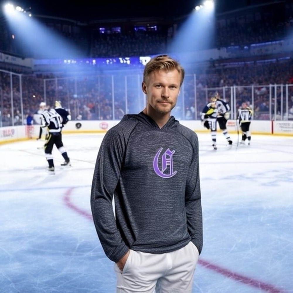 Marucci Grey Polyester Spandex Athletic Training Hoodie Sweatshirt Men's Sz XXL